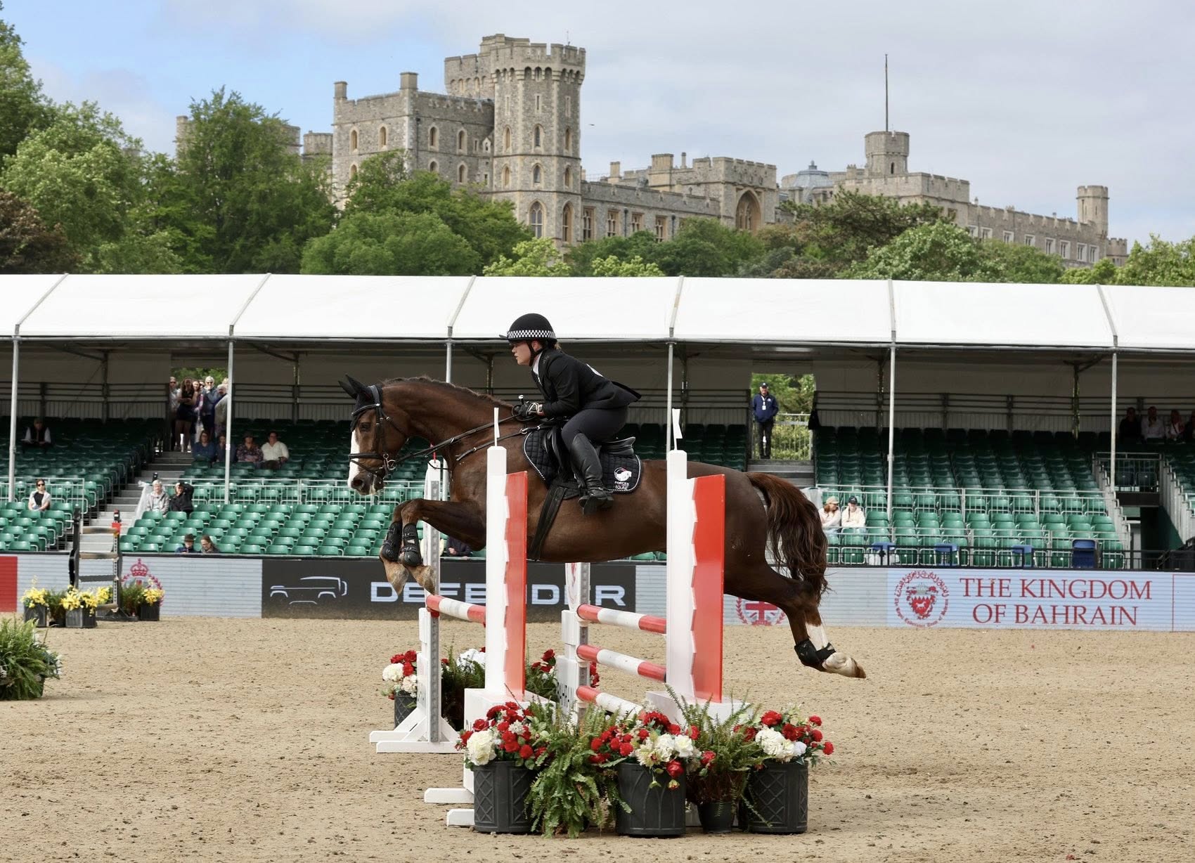 Police Officer Show Jumping