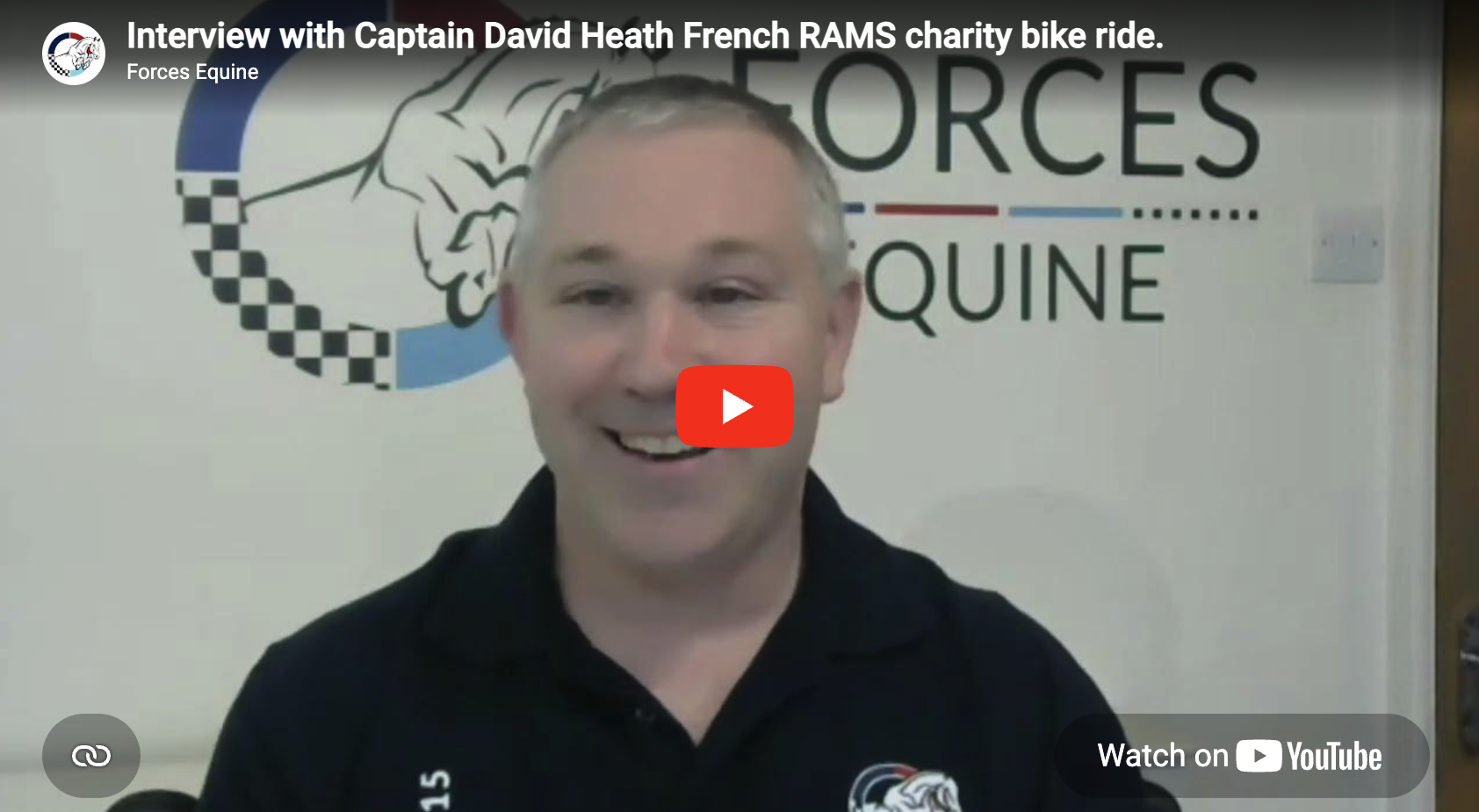 Forces Equine interview Major David Heath French RAMS